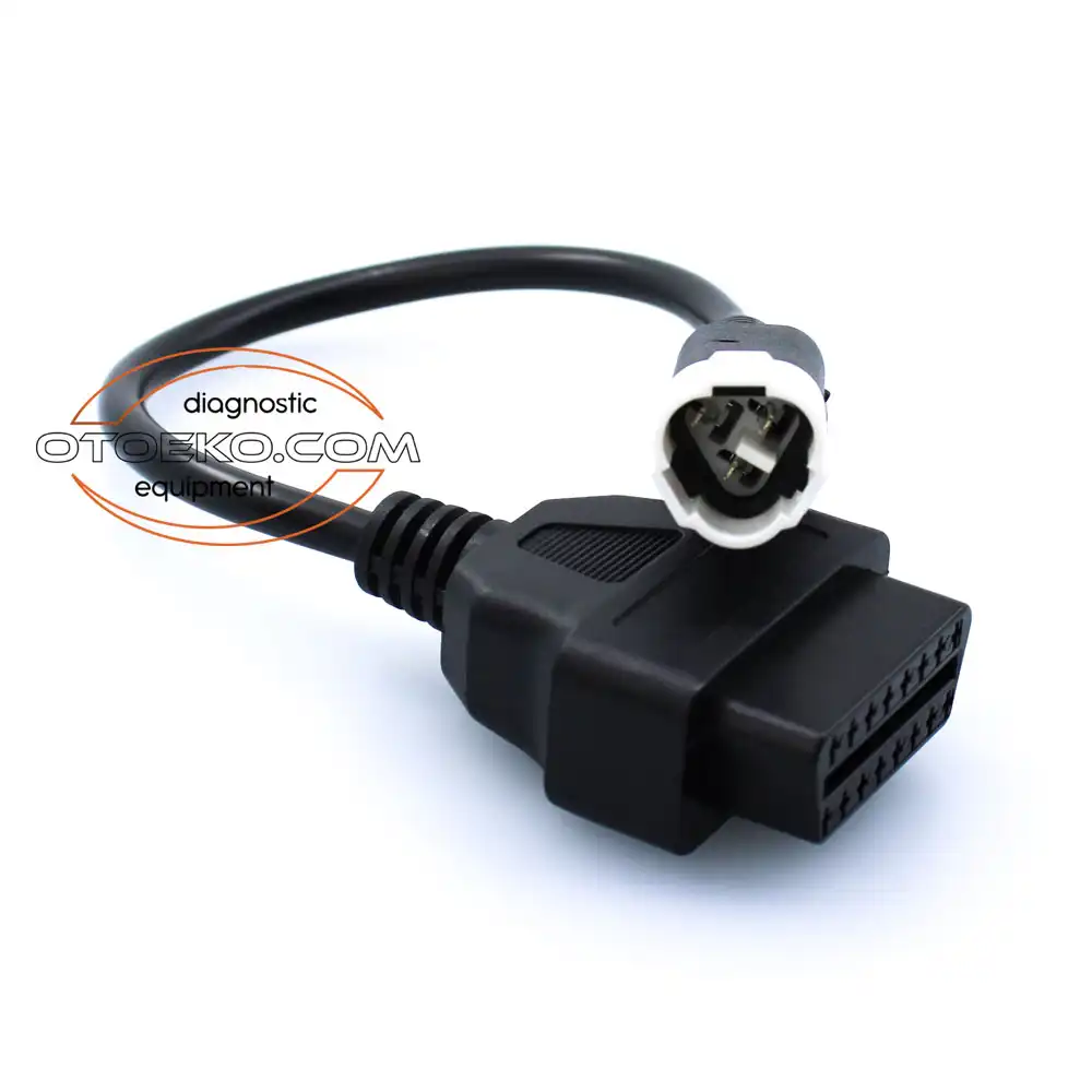 كابل تحويل فحص دراجات ياماها Yamaha 3-Pin إلى 16-Pin OBD2 - 3